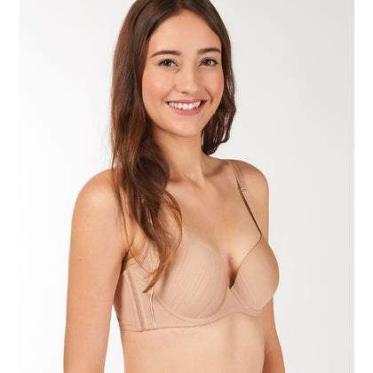 Triumph Pure Invisible Wired Padded Bra - Smooth Skin
