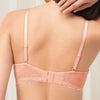 Triumph Magnolia Lace Wired Push Up Deep V Bra V S Terracotta