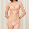 Triumph Magnolia Lace Wired Push Up Deep V Bra V S Terracotta