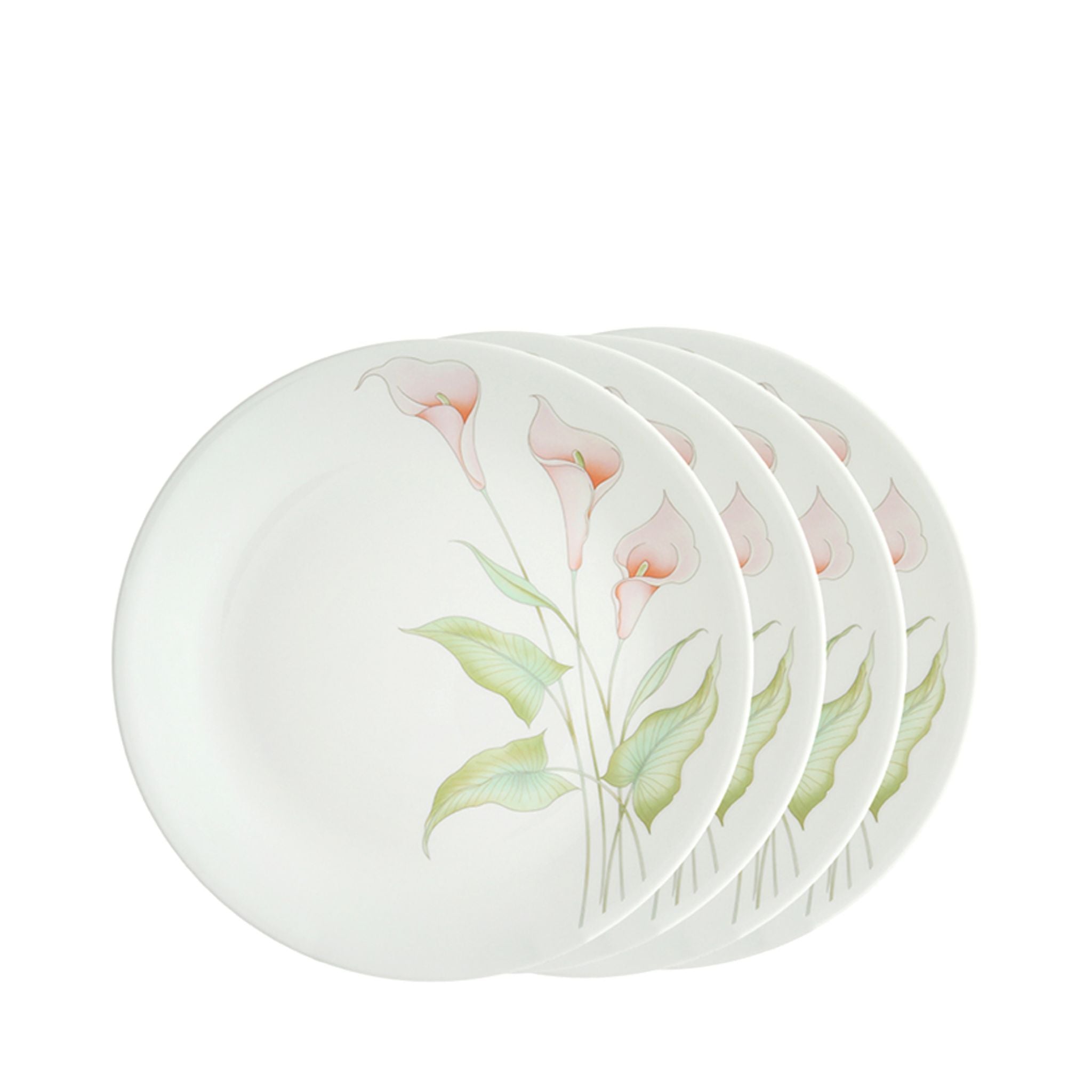 Corelle 4pc Dinner Plate - Lilyville (110-LV-4-SG)