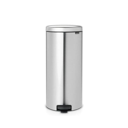 Brabantia Pedal Bin NEWICON 30L Soft Closing -FPP Matt Steel (111822)