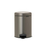 Brabantia Pedal Bin NEWICON 5L Soft Closing -Platinum