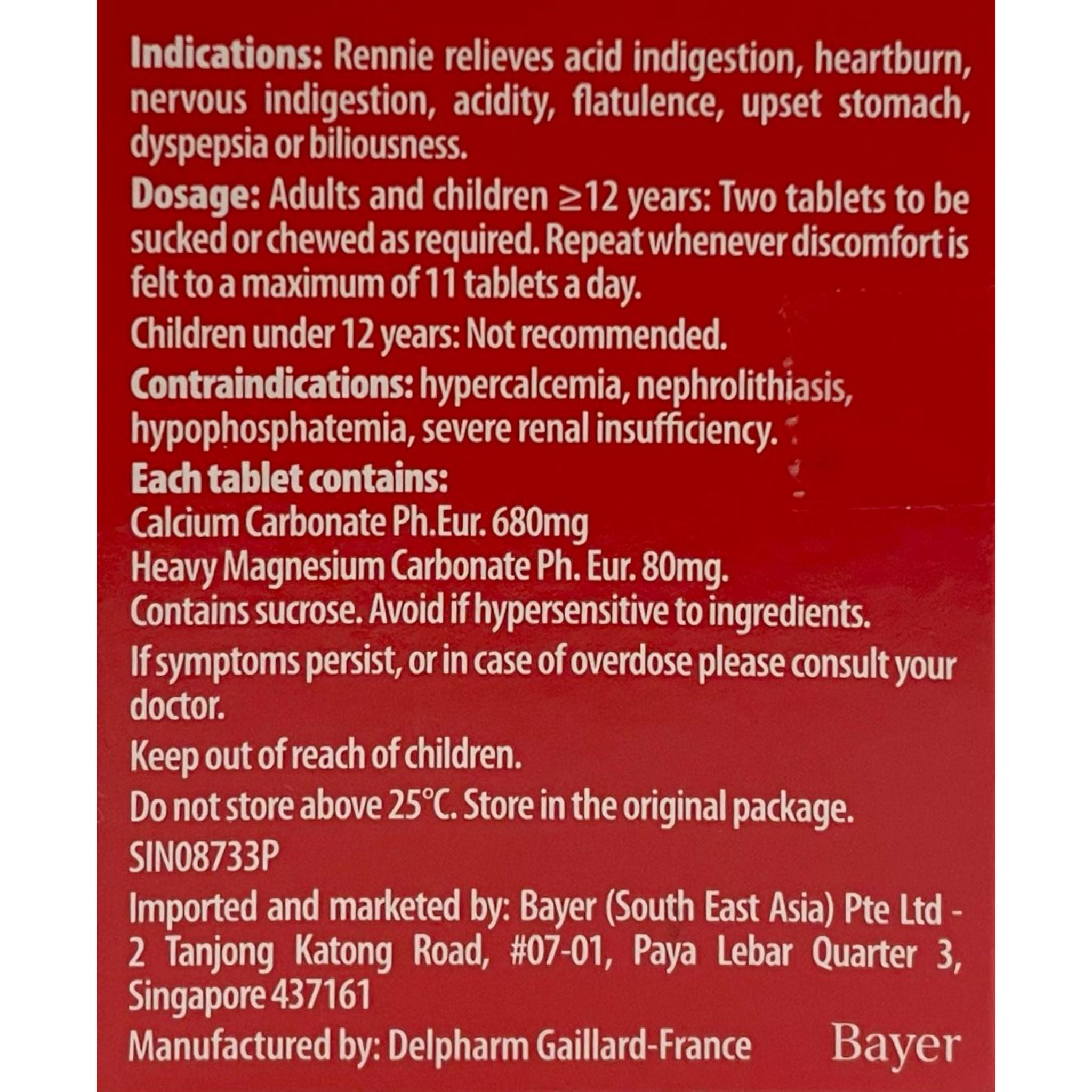 Rennie Digestif (Peppermint) 24s