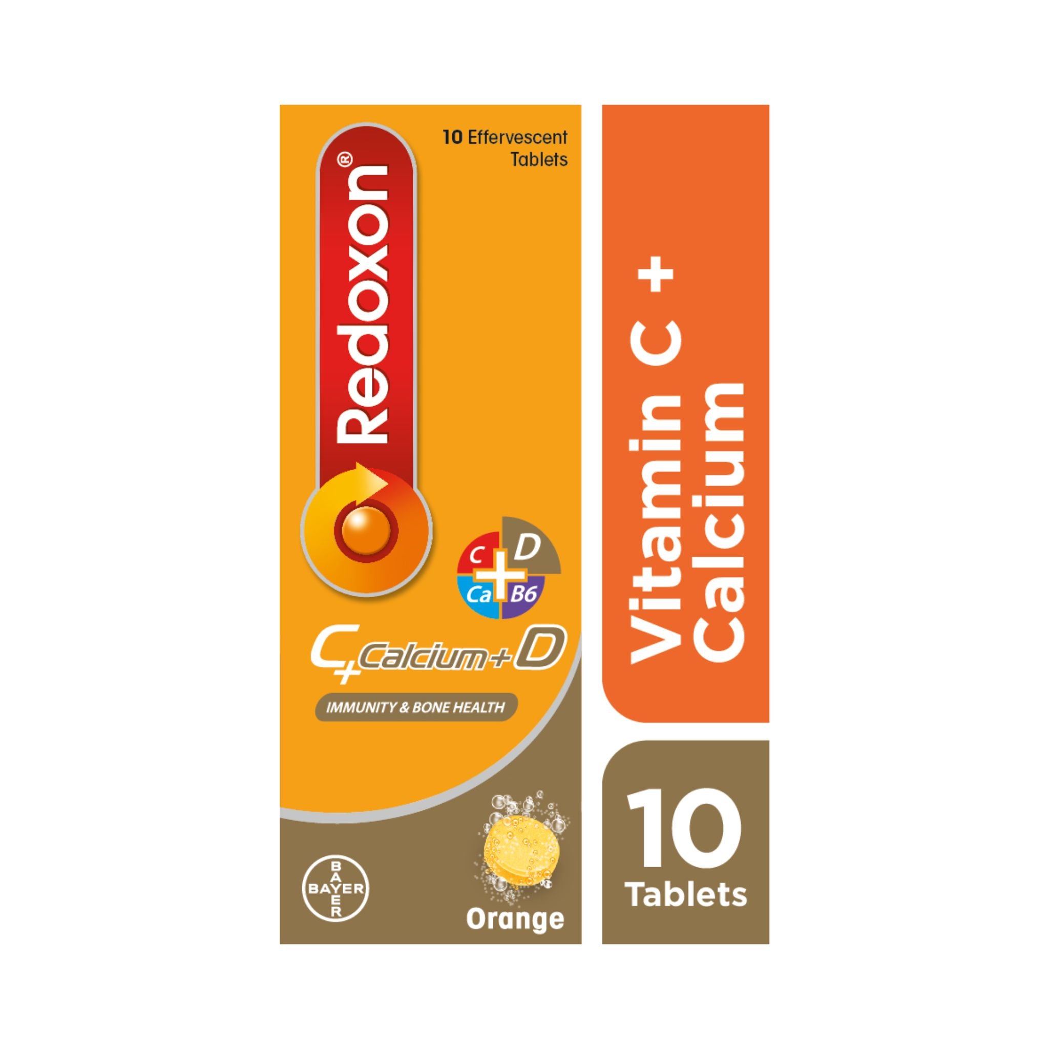 Redoxon Calcium-d Effervescent Tab 10s