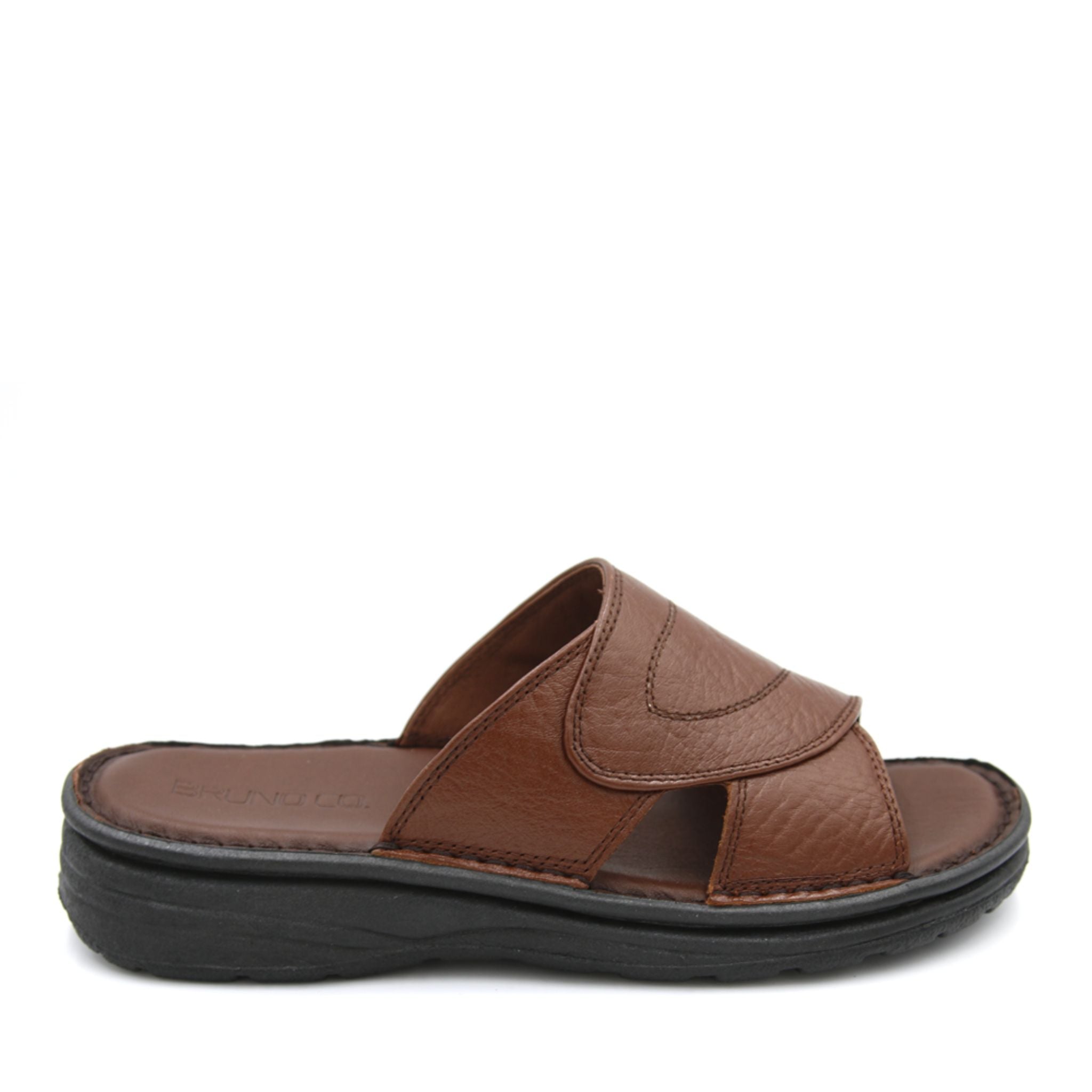 BRUNO CO. John Men's Leather Sandals - Brown
