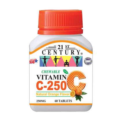 21ST CENTURY Chewable Vitamin C-250 250 mg 100 Tablets