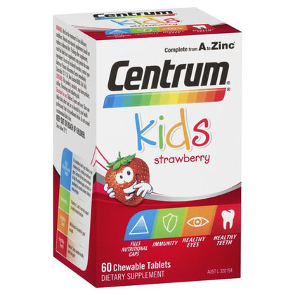 CENTRUM Kids Strawberry 60 Chewable Tablets