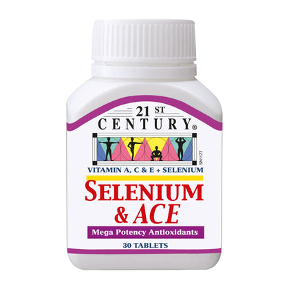 21ST CENTURY Selenium & Ace 30 Tablets