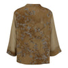 Runway Floral Print Blouse - Yellow