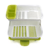 Smart Living Dish Drainer Rack - Green (2358-6480B-2480-GREEN)
