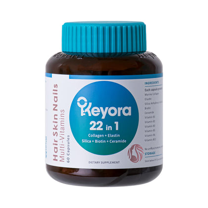 Keyora Hair Skin Nails Multivitamins 60s