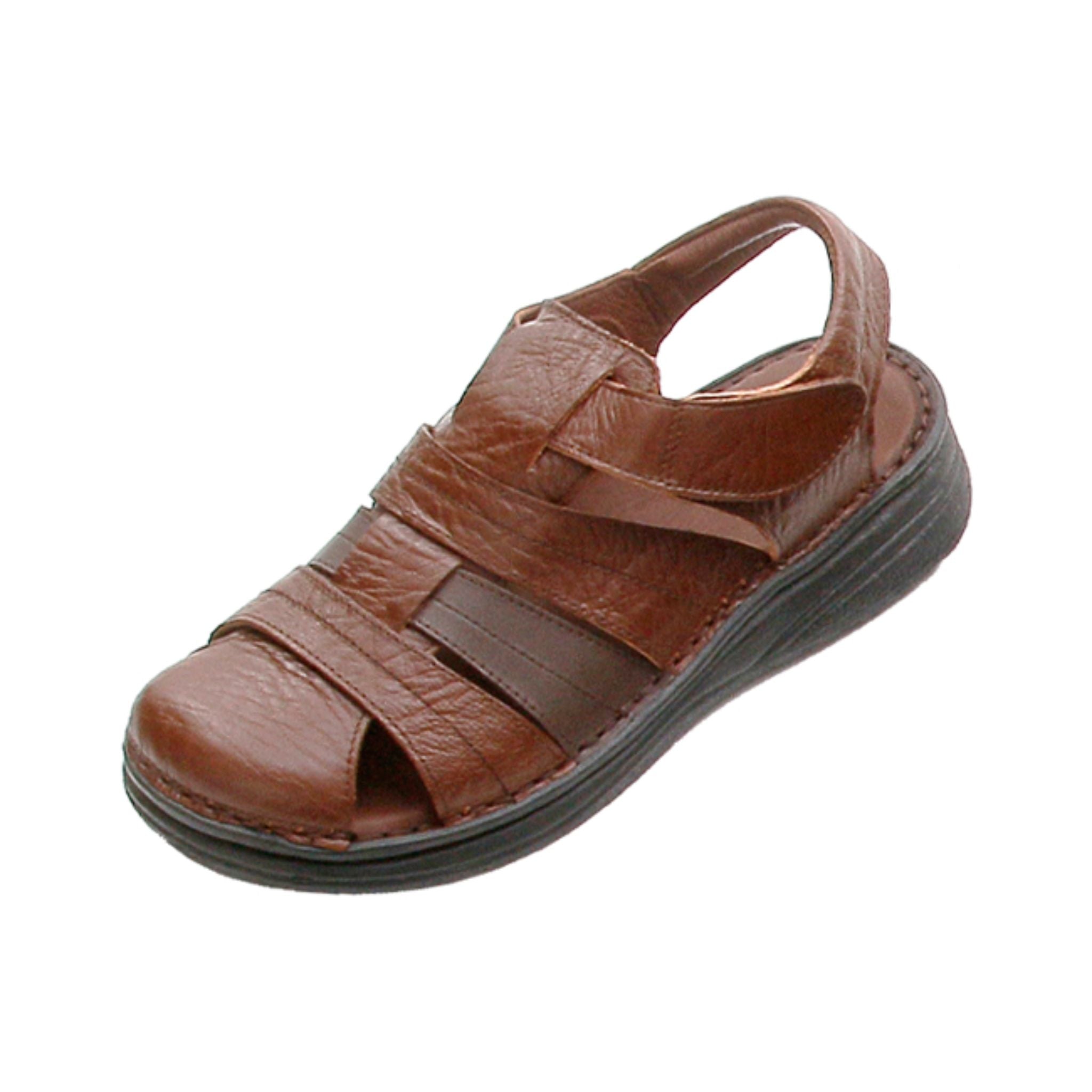 BRUNO CO. Martin Men's Leather Sandals - Brown