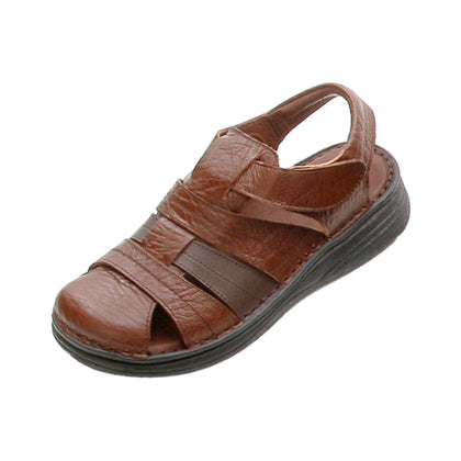 BRUNO CO. Martin Men's Leather Sandals - Brown