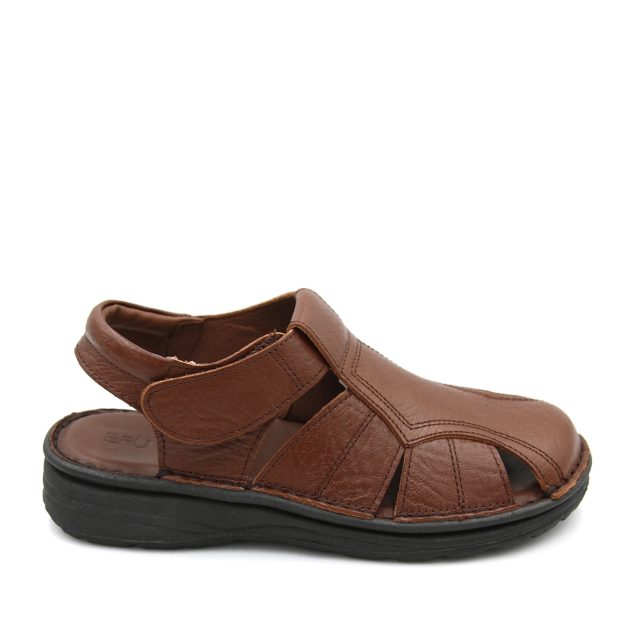 BRUNO CO. Benjamin Men's Leather Sandals - Brown