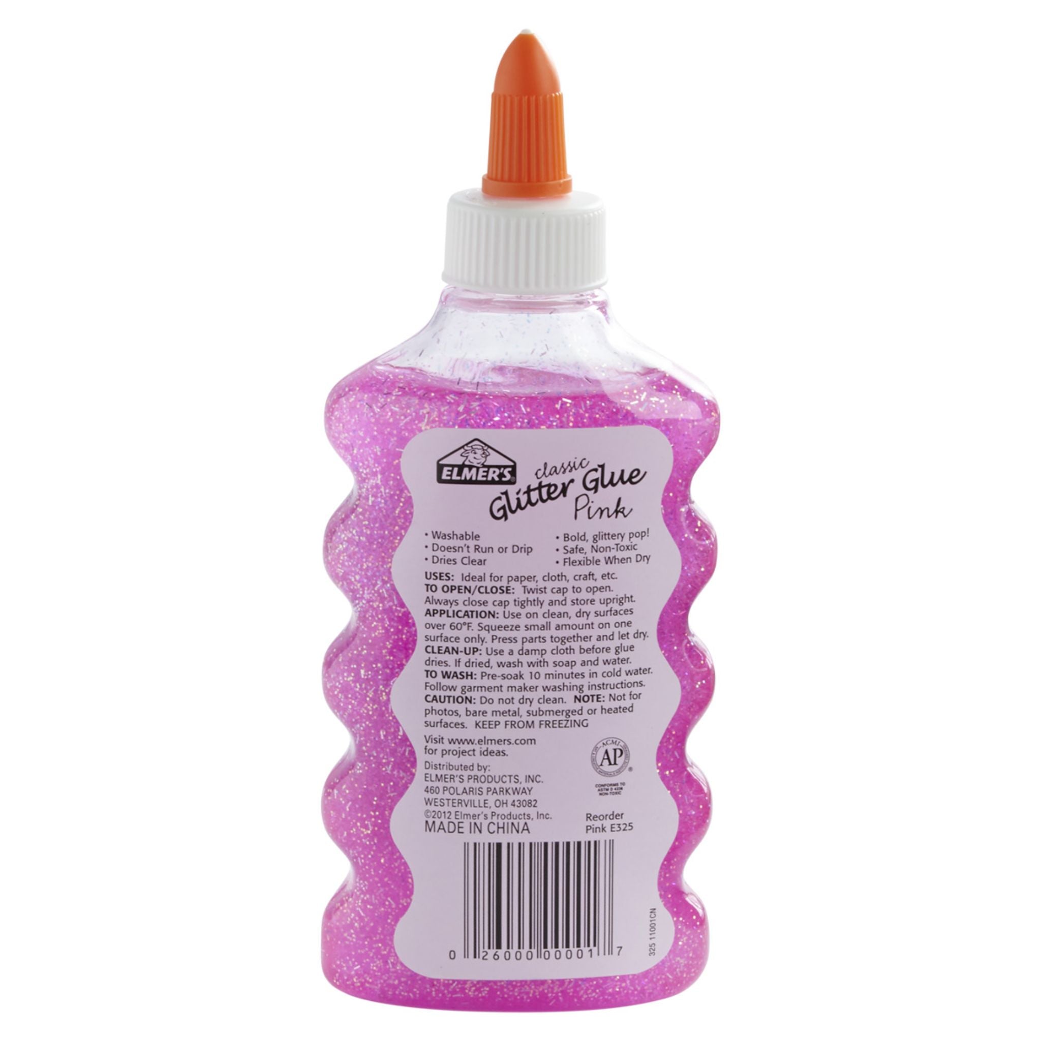 Elmer's Glitter Glue Pink 6oz