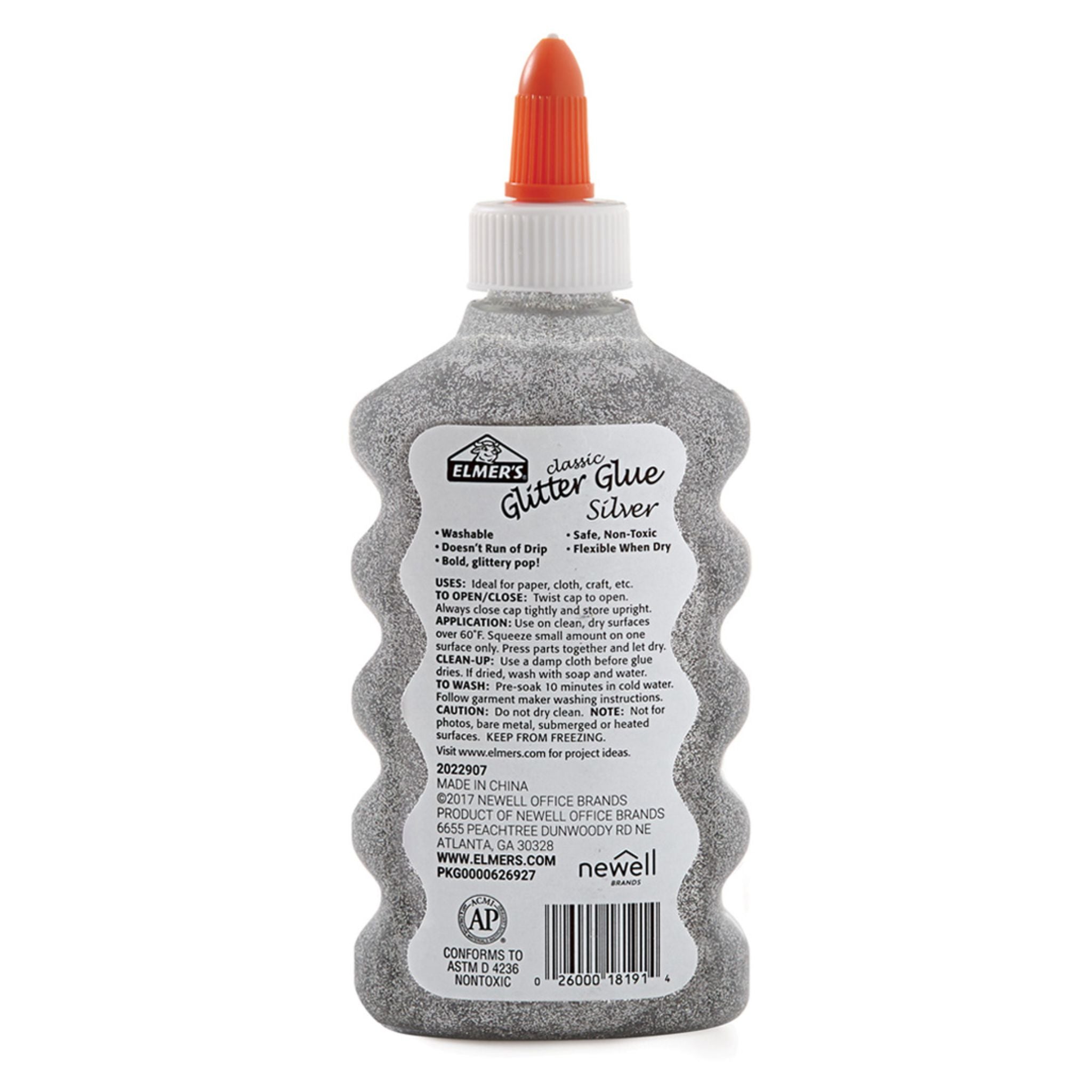 Elmer's Glitter Glue Silver 6oz