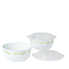 Corelle 2pc 900ml Noodle Bowl with 2pc Plastic Cover Set - Mimosa (428A CCL-MMS-4)