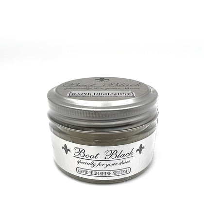 Columbus Boot Black Silver Line Rapid High Shine 50g - Neutral