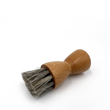 Merz Round Shoe Brush - Beige