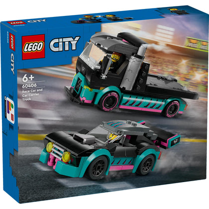 LEGO City: Race Car and Car Carrier Truck (60406)