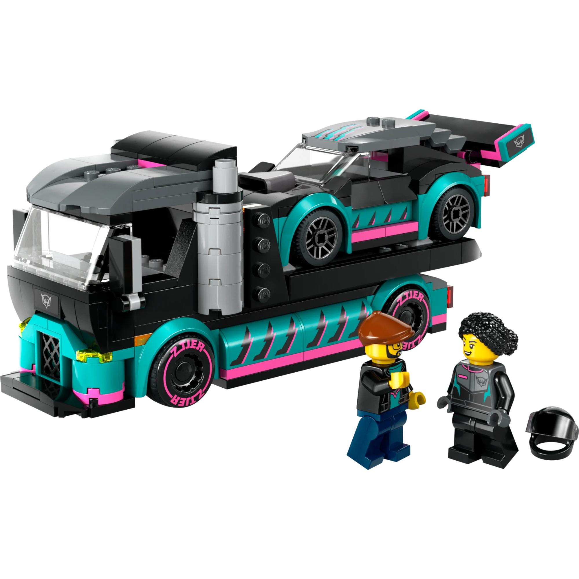 LEGO City: Race Car and Car Carrier Truck (60406)