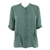 Runway Printed Blouse - Green