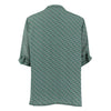 Runway Printed Blouse - Green