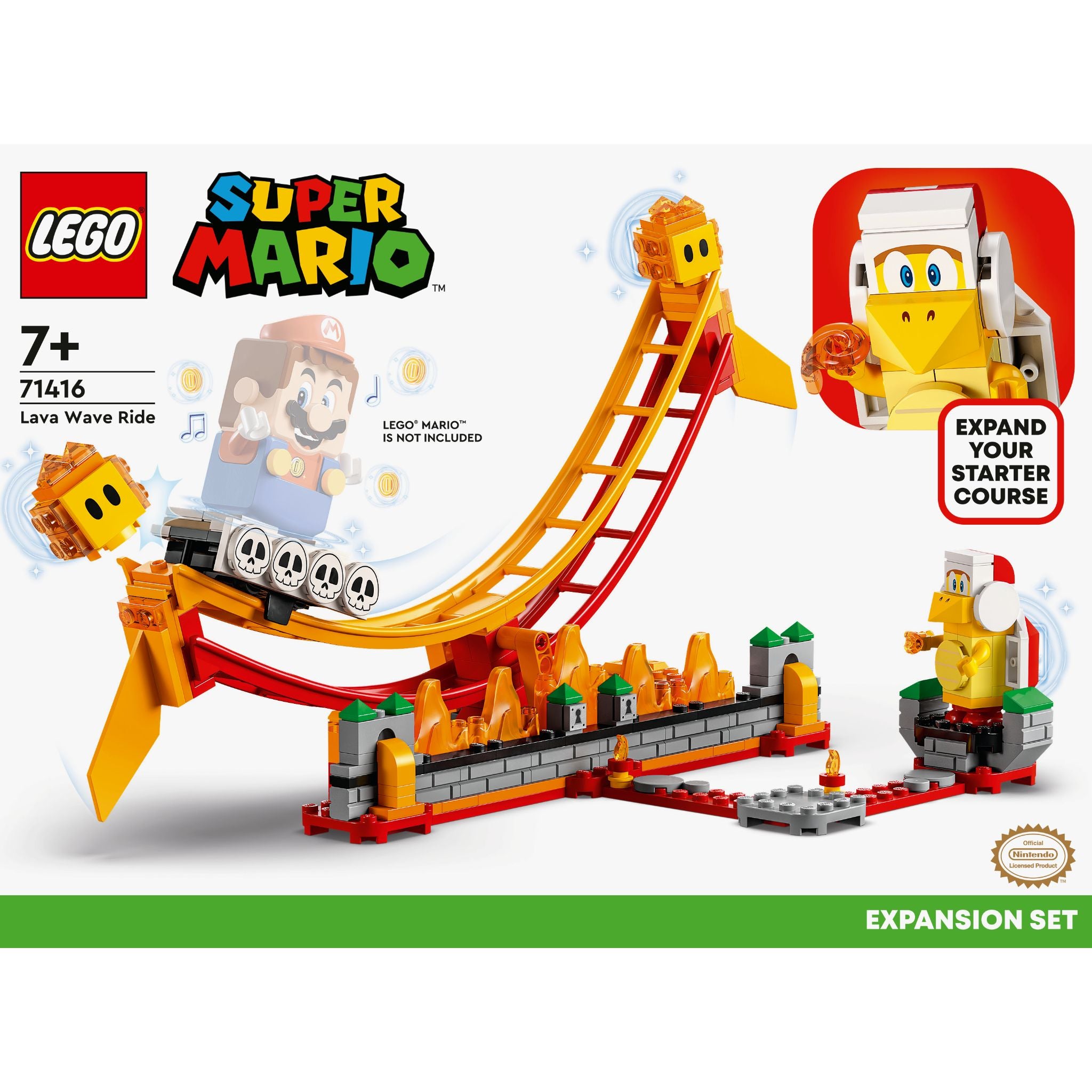 LEGO Super Mario: Lava Wave Ride Expansion Set (71416)
