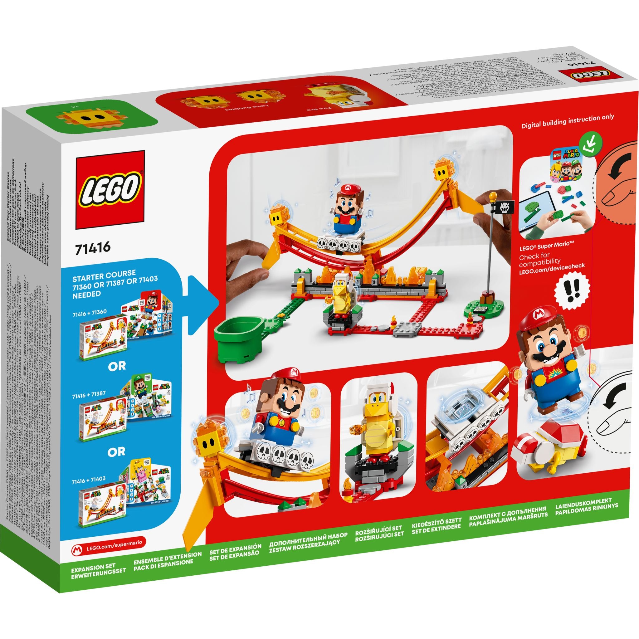 LEGO Super Mario: Lava Wave Ride Expansion Set (71416)