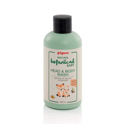 Pigeon Natural Botanical Baby Head & Body Wash 200ml