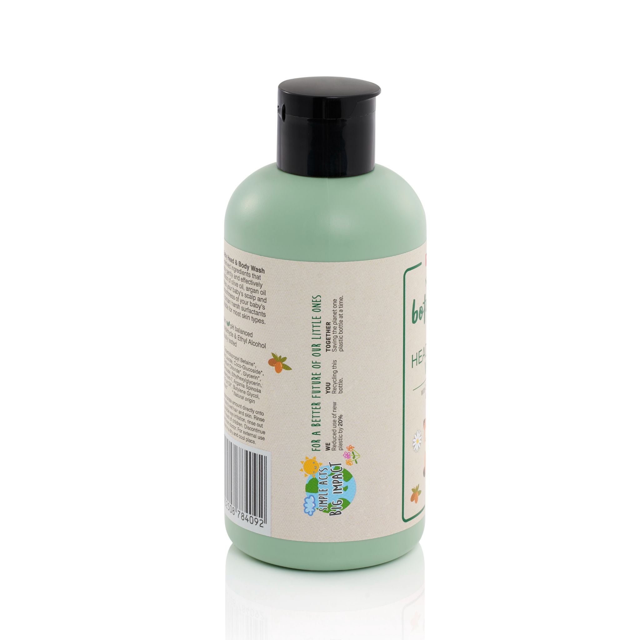 Pigeon Natural Botanical Baby Head & Body Wash 200ml