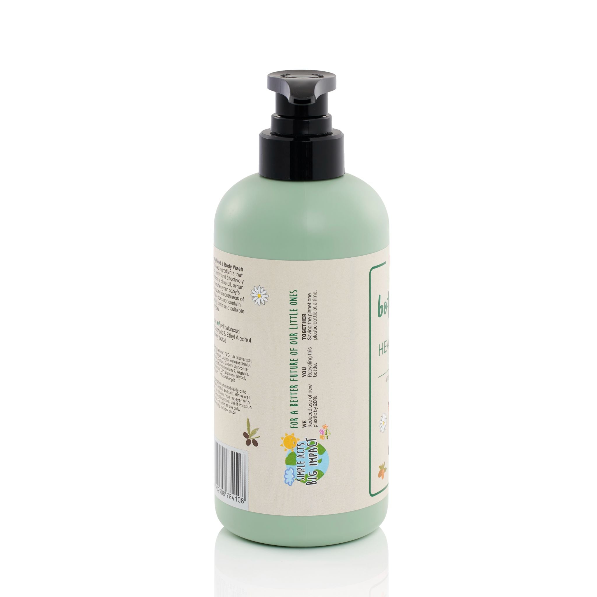 Pigeon Natural Botanical Baby Head & Body Wash 500ml