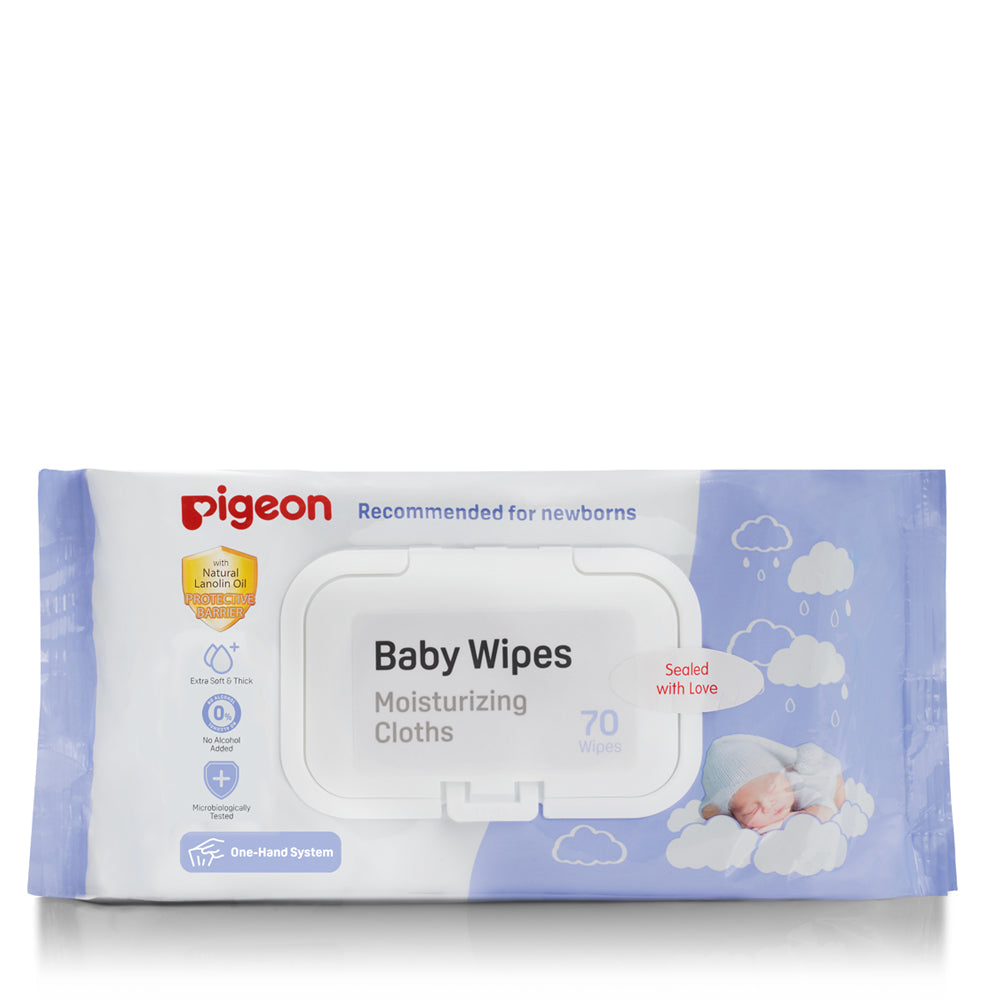 Pigeon Moisturizing Baby Wipes 70s Single Pack (79491)