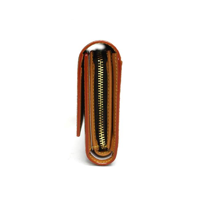 Bonia Monogram Long 3-Fold Wallet-Brown