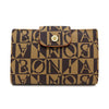 Bonia Monogram 3-Fold Wallet-Brown