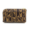 Bonia Monogram Coin Purse-Brown