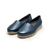 Barani Leather Pumps Ballet Flats 8938-71 Navy