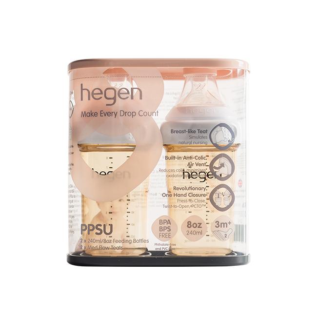 Hegen PCTO™ 240ml/8oz Feeding Bottle PPSU (2-pack)