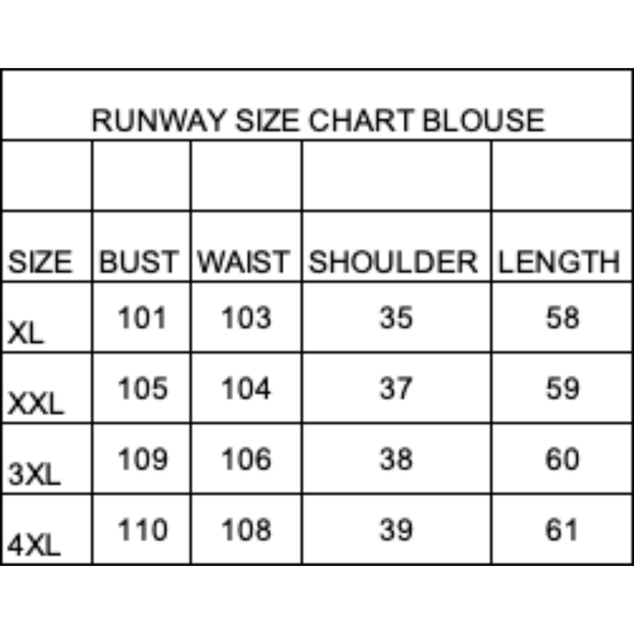 Runway Printed Blouse - Green