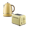 Buydeem Mellow Yellow 2-Slice Toaster BD61057 + 1.7L Cordless Kettle BD61162
