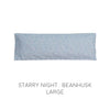 Baby Beannie Bean Husk Pillow - Starry Night