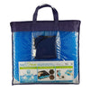 TRUE RELIEF Honey Comb TPE Cooling Gel Seat Cushion - Ocean Blue