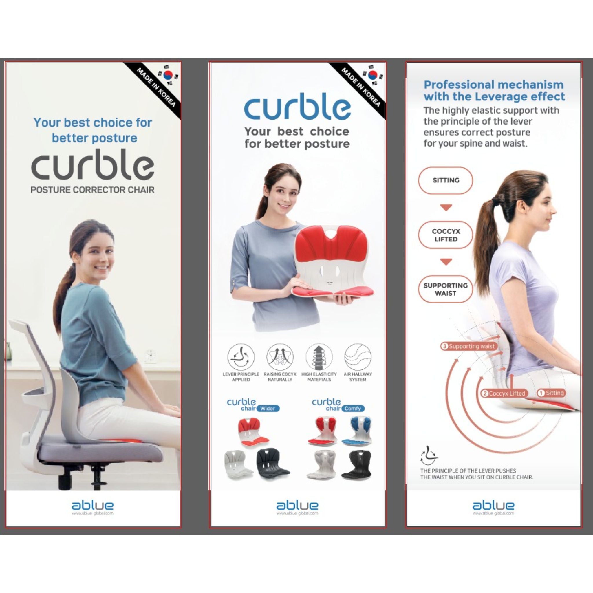 Curble Comfy Chair - Blue