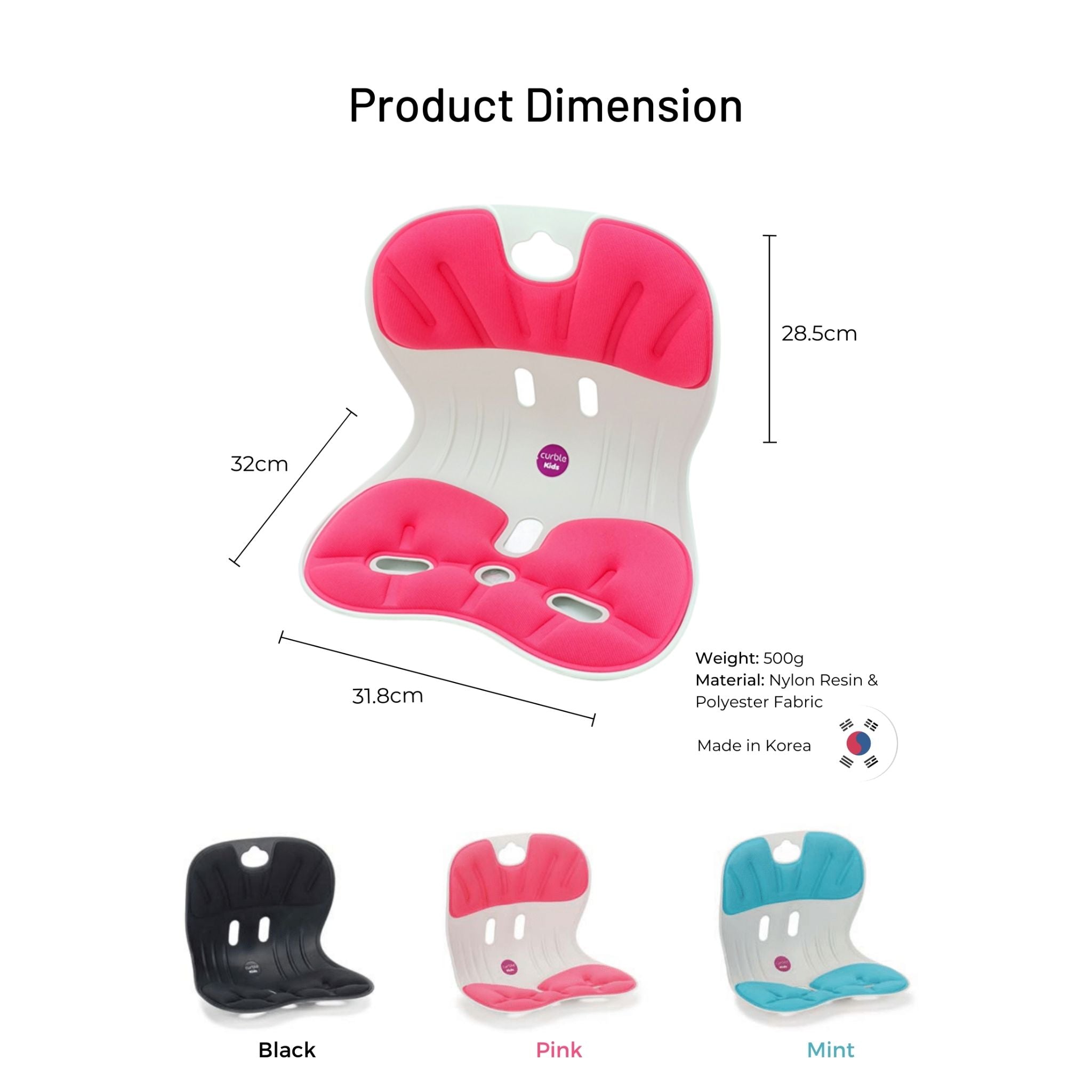 Curble Kids Chair - Mint