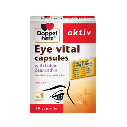 Doppelherz Eye Vital Capsules with Lutein + Zeaxanthin 30 Capsules