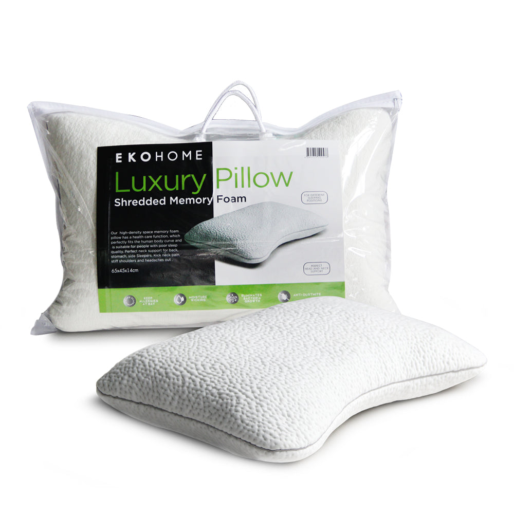 EKOHOME Shredded Memory Foam Pillow