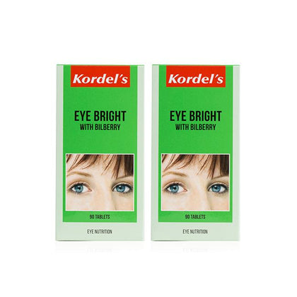 [Twin Pack] Kordel's Eye Bright with Bilberry (90 Tablets x 2)