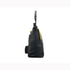 FION Minions Jacquard with Leather Top Handle Handbag - Black / Yellow