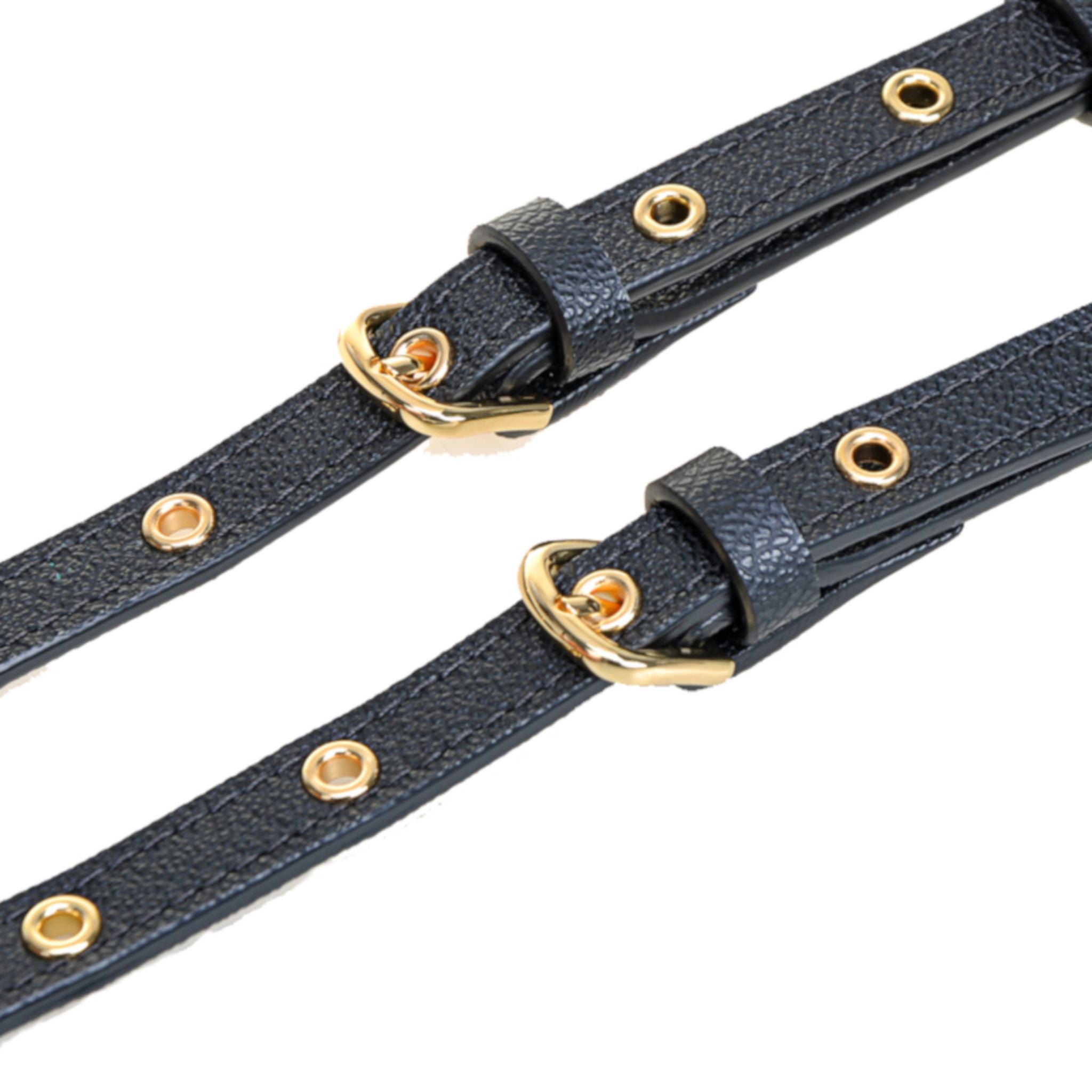 FION Minions Jacquard with Leather Backpack (Medium) - Yellow / Dark Blue