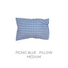 Baby Beannie Fiber Pillow - Picnic Blue